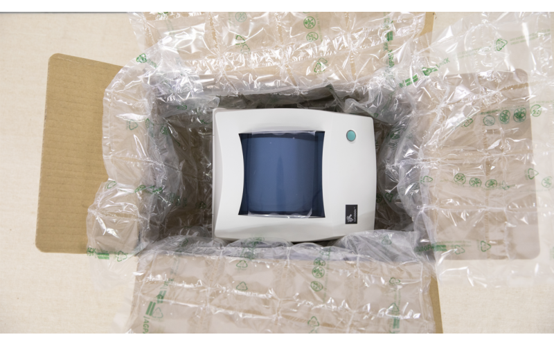 蘇州建技：JP600緩沖氣墊機，99%空氣+1%材料組成，用多少做多少