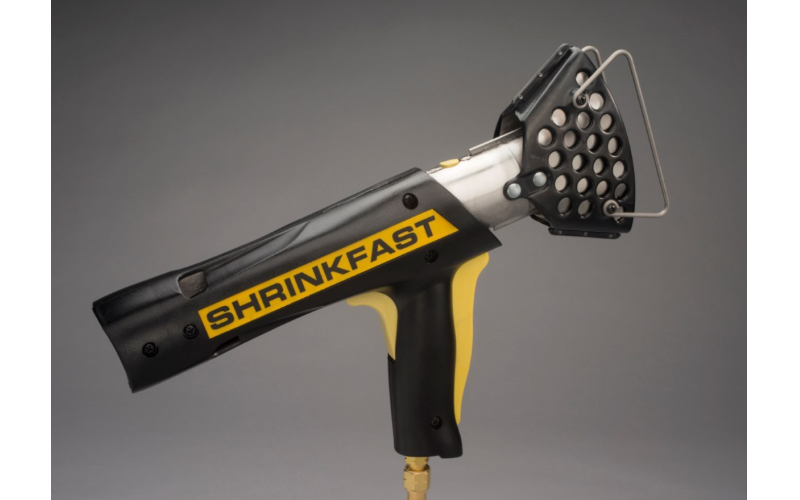 蘇州建技：SHRINKFAST998熱縮槍，是一種方便的手持式熱收縮包裝工具