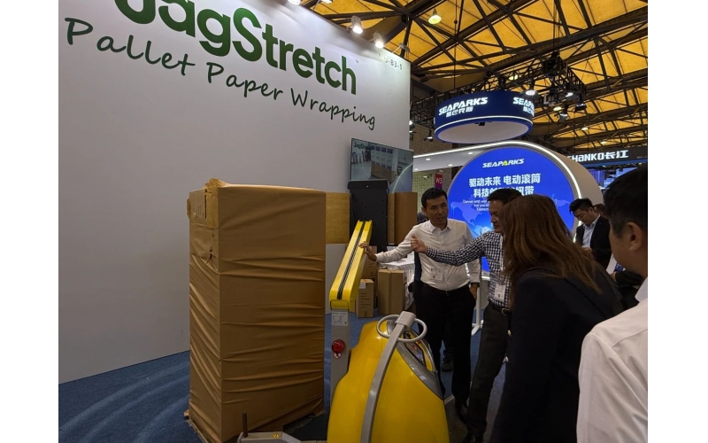 擁抱綠色未來：JagStretch托盤紙纏繞包裝，為可持續(xù)包裝賦能