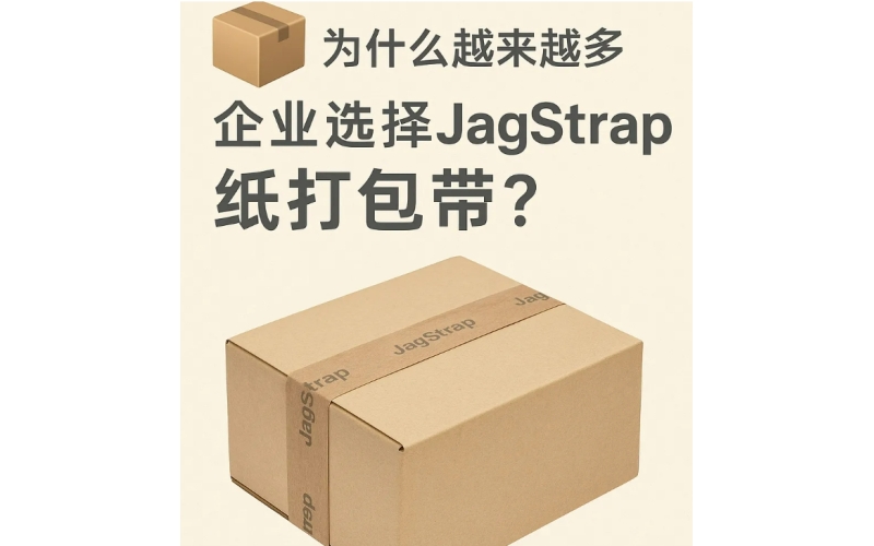 為什么越來越多企業(yè)選擇JagStrap紙打包帶？
